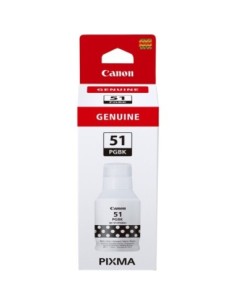Cartucho tinta canon negro gi  51pgbk 135ml pixma 6000 paginas