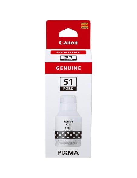Cartucho tinta canon negro gi  51pgbk 135ml pixma 6000 paginas