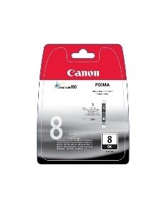 Cartucho tinta canon negro cli8bk 13ml pixma 4200  5200 mp500  800 blister