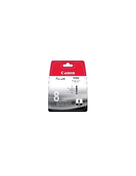 Cartucho tinta canon negro cli8bk 13ml pixma 4200  5200 mp500  800 blister