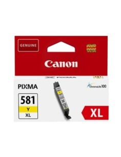 Cartucho tinta canon cli 581 y xl amarillo pixma tr7550  tr8550  ts6150  ts6151  ts8150  ts8151