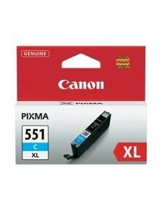 Cartucho tinta canon cli 551 xl cian mg6350  mg5450