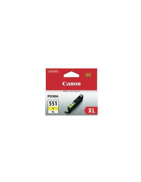 Cartucho tinta canon cli 551 xl amarillo mg6350  mg5450