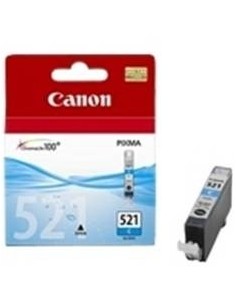 Cartucho tinta canon cli 521c cian pixma 9ml 3600  4600  4700  mp540  550  560  620  630  64