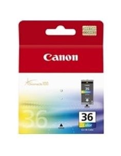 Cartucho tinta canon cli 36 cian  magenta  amarillo pixma mini 260  ip100