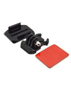 Accesorio soporte adhesivo curvo 3m para casco phoenix para fijar camaras sport y gopro hero 4  3