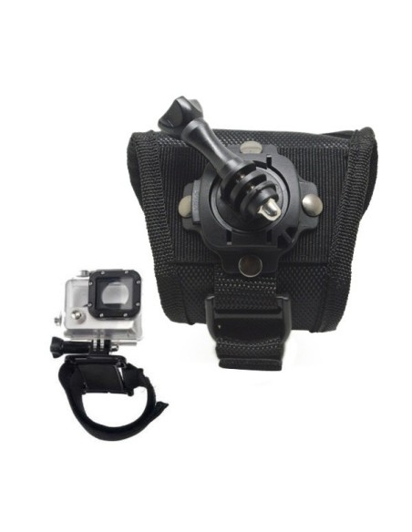 Accesorio soporte muñeca ajustable con rotacion velcro de 360 phoenix para camaras sport y gopro her