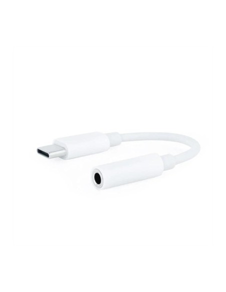 Adaptador audio nanocable usb  c  m a jack  h blanco