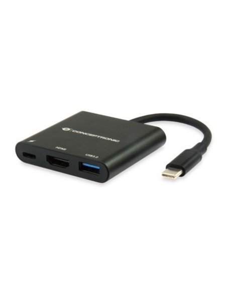 Adaptador conceptronic usb tipo c a hdmi  usb 3 0  usb tipo c