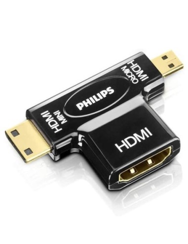 Adaptador philips swv2429w hdmi  micro hdmi  mini hdmi