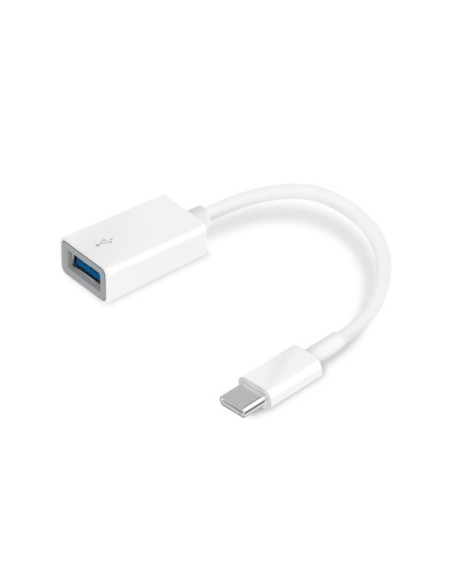 Adaptador usb 3 0 tipo c a usb tipo a tp  link uc400 macho  hembra blanco
