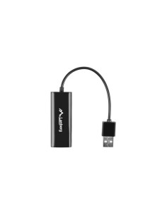 Adaptador usb lanberg 2 0  ethernet rj45 100 mb