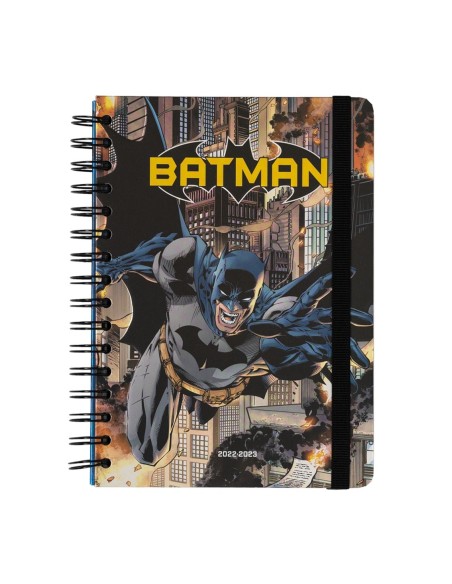 Agenda escolar a5 2022  2023 12 meses dc comics batman