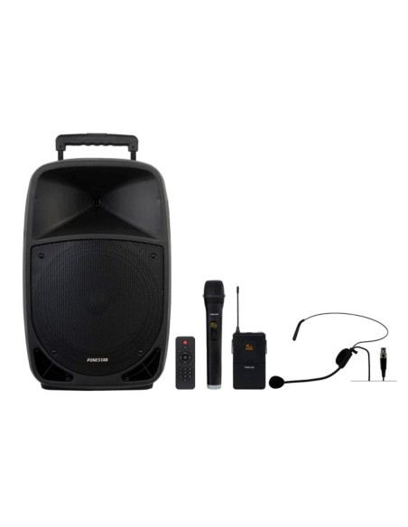 Altavoz portatil con microfono fonestar malibu  312  50w rms