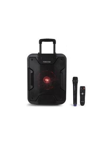 Altavoz portatil fonestar california 200w  jack  auxiliar  funcion karaoke  bluetooth  usb  mp