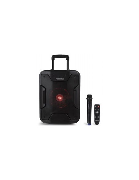 Altavoz portatil fonestar california 200w  jack  auxiliar  funcion karaoke  bluetooth  usb  mp