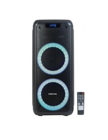 Altavoz portatil fonestar party  duo bluetooth  100w  mando a distancia