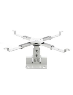 Soporte de proyector de techo y pared rota 360g inclinacion 10g blanco