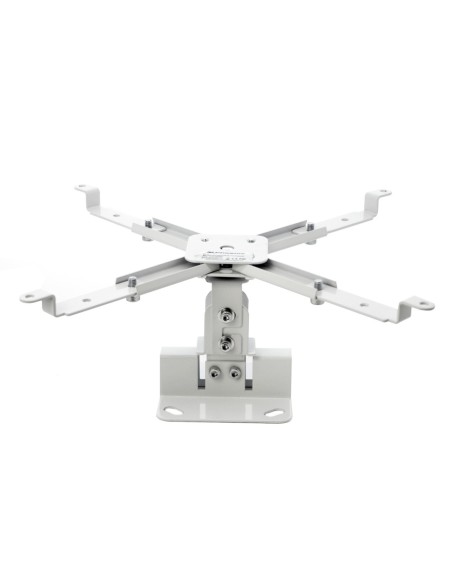 Soporte de proyector de techo y pared rota 360g inclinacion 10g blanco