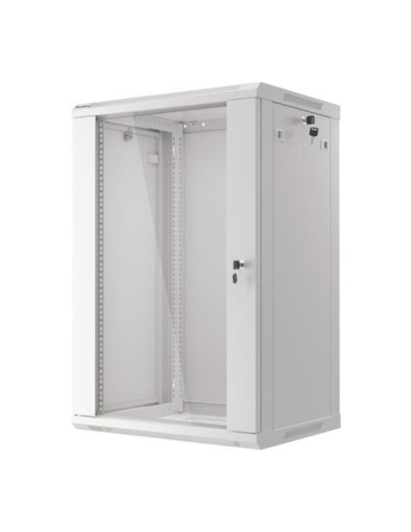Armario lanberg 19 pulgadas 18u  600x450 gris