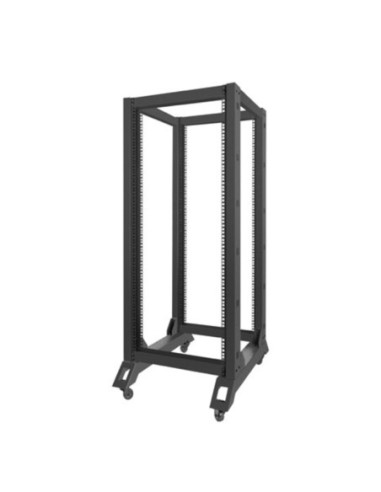 Armario lanberg abierto rack 19 pulgadas 27u  600x800 negro