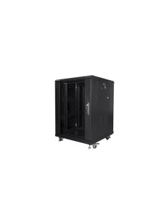 Armario rack lanberg 15u 600 x 600 auto ensamblado 19 pulgadas carga maxima 800kg negro