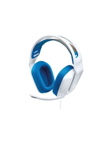 Auriculares con microfono logitech g g335 gaming jack 3 5mm blanco