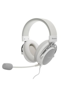 Auriculares gaming genesis toron 301 mini jack blanco