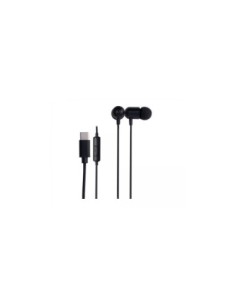Auriculares intrauditivos fonestar x3  nc  microfono  usb tipo c  negro