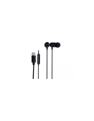 Auriculares intrauditivos fonestar x3  nc  microfono  usb tipo c  negro