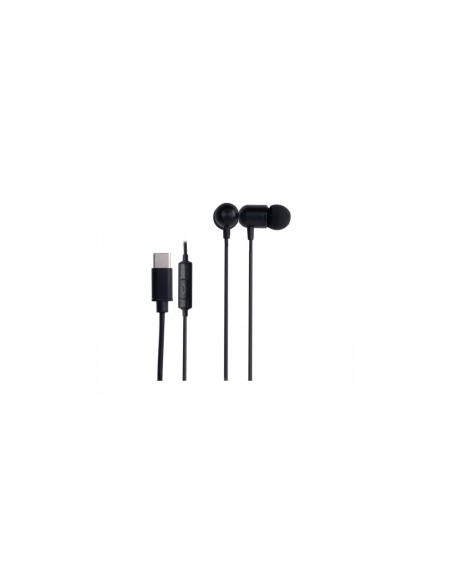 Auriculares intrauditivos fonestar x3  nc  microfono  usb tipo c  negro