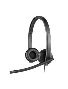 Auriculares logitech h570e con microfono  stereo diadema  usb