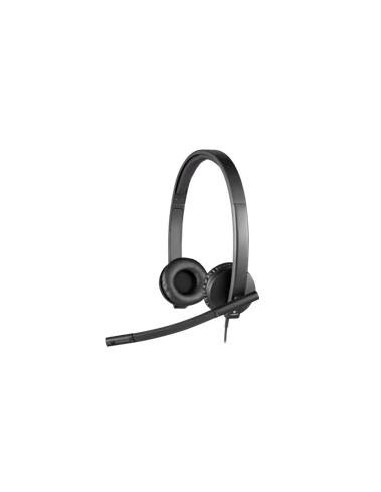 Auriculares logitech h570e con microfono  stereo diadema  usb