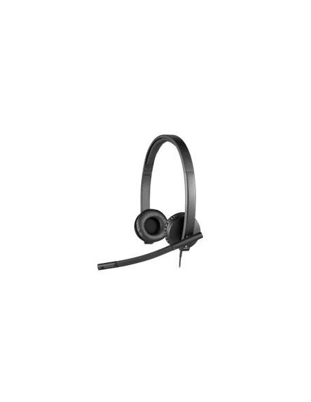 Auriculares logitech h570e con microfono  stereo diadema  usb
