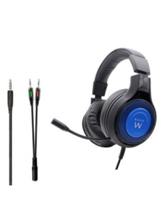 Auriculares para gaming ewent pl3322 con microfono pc y consola