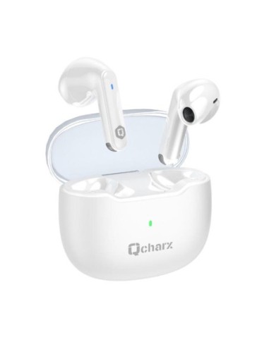 Auriculares qcharx harmony auricular tws bluetooth 5 3 blanco