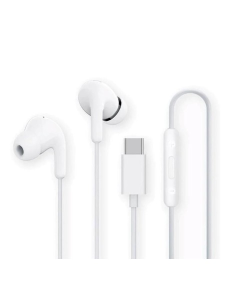 Auriculares xiaomi earphones usb tipo c blanco