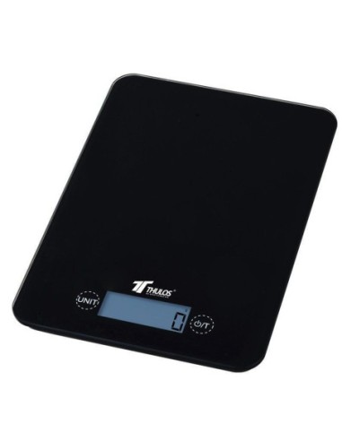 Bascula de cocina digital thulos th  ds107 negro carga maxima 5kg