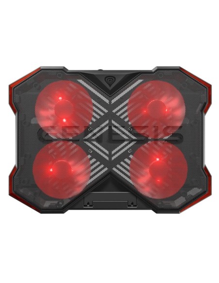 Base refrigeradora genesis oxid 260 15 6  17 3  2 usb  4 ventiladores