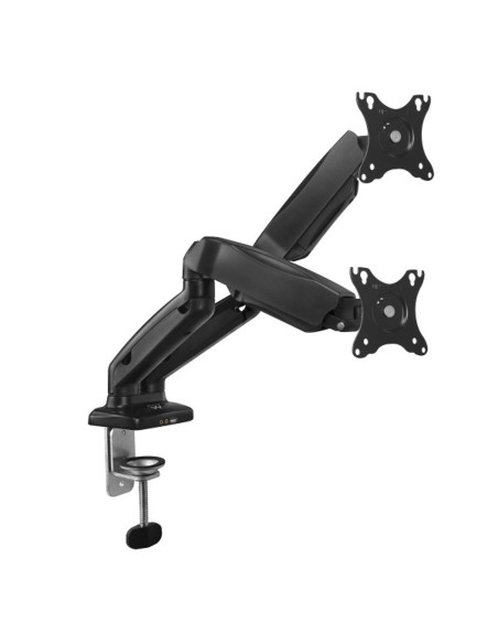 Soporte de mesa ewent ew1516 para 2 monitores hasta 34 pulgadas carga maxima 18kg