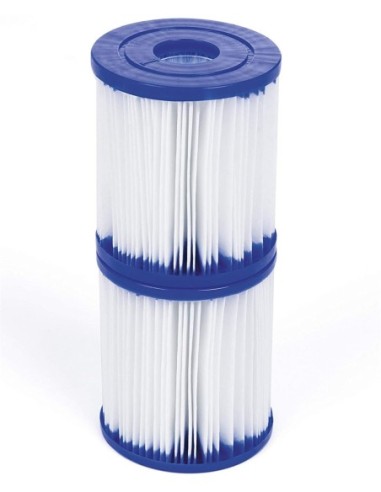 Bestway 58093  filtro de agua tipo i para depuradora de cartucho 1 249 litros  hora blanco 8 x 8 x