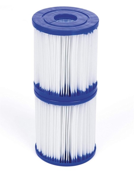 Bestway 58093  filtro de agua tipo i para depuradora de cartucho 1 249 litros  hora blanco 8 x 8 x