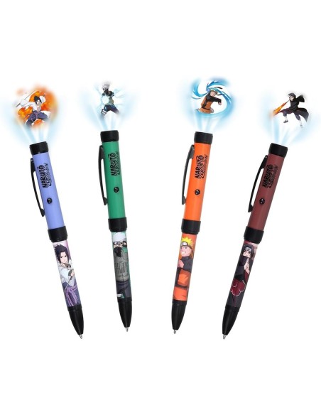Boligrafos proyectores naruto shippuden 1 unidad aleatoria