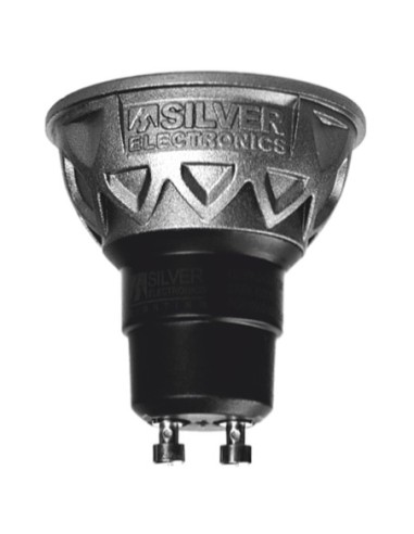Bombilla led pro silver electronics dicroica 5w 60w  gu10  3000k  38g  470 lm  luz calida  a