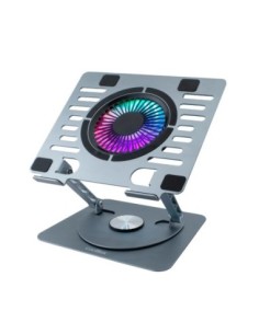 Soporte  base refrigeracion para portatil coolbox coolair 1vrgb ajustable haste 17 pulgadas