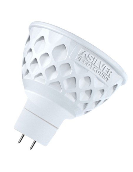 Bombilla multi led silver electronics dicroica 4w 40w  gu5 3  5 000k  120g  370lm  luz blanca