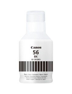 Botella tinta canon gi  56bk 170ml 6000 paginas