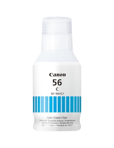 Botella tinta canon gi  56c cian 135ml 15755 paginas