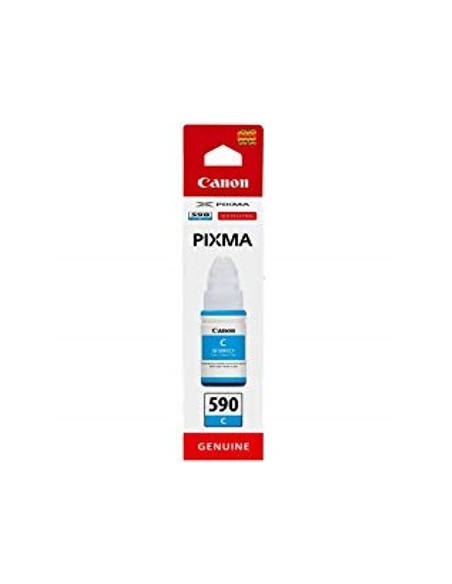 Botella tinta canon gi  590c cian 70ml 7000 paginas