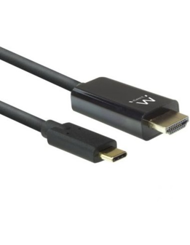 Cable adaptador ewent usb tipo c a hdmi 4k  30hz macho  macho 2m